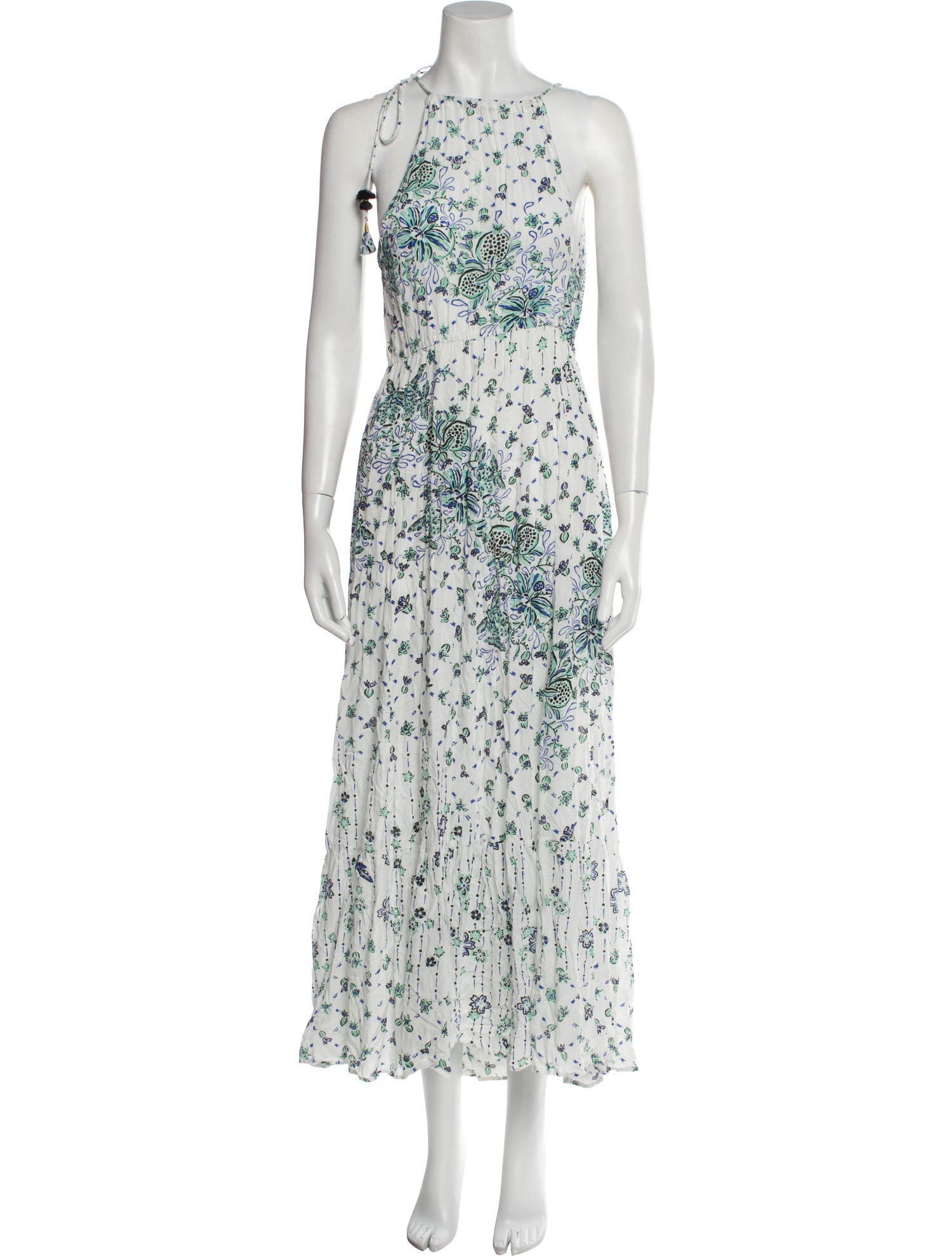 Poupette St Barth Floral Print Long Dress