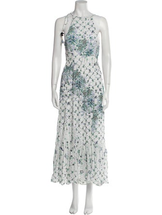 Poupette St Barth Floral Print Long Dress
