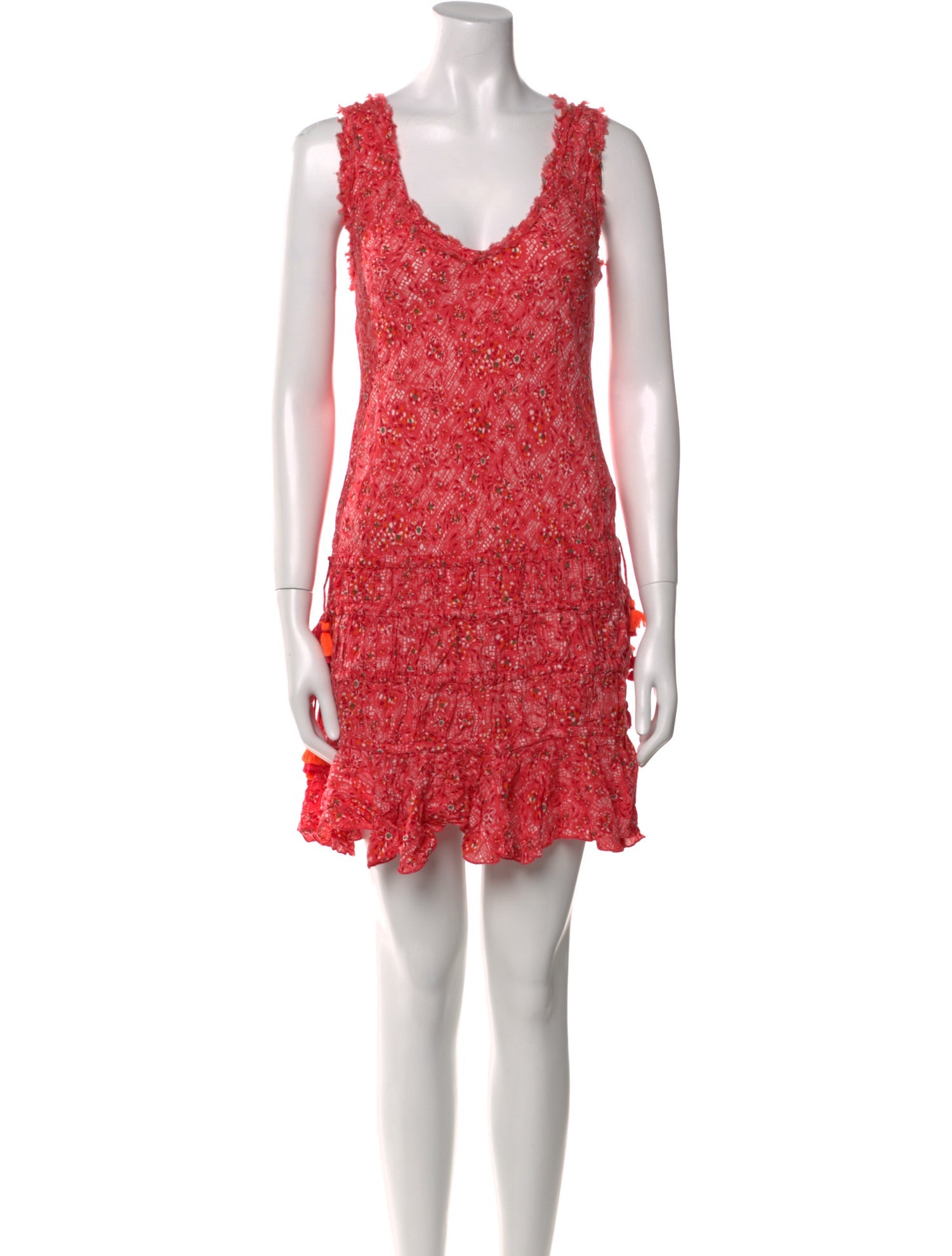 Poupette St Barth Floral Print Mini Dress w/ Tags