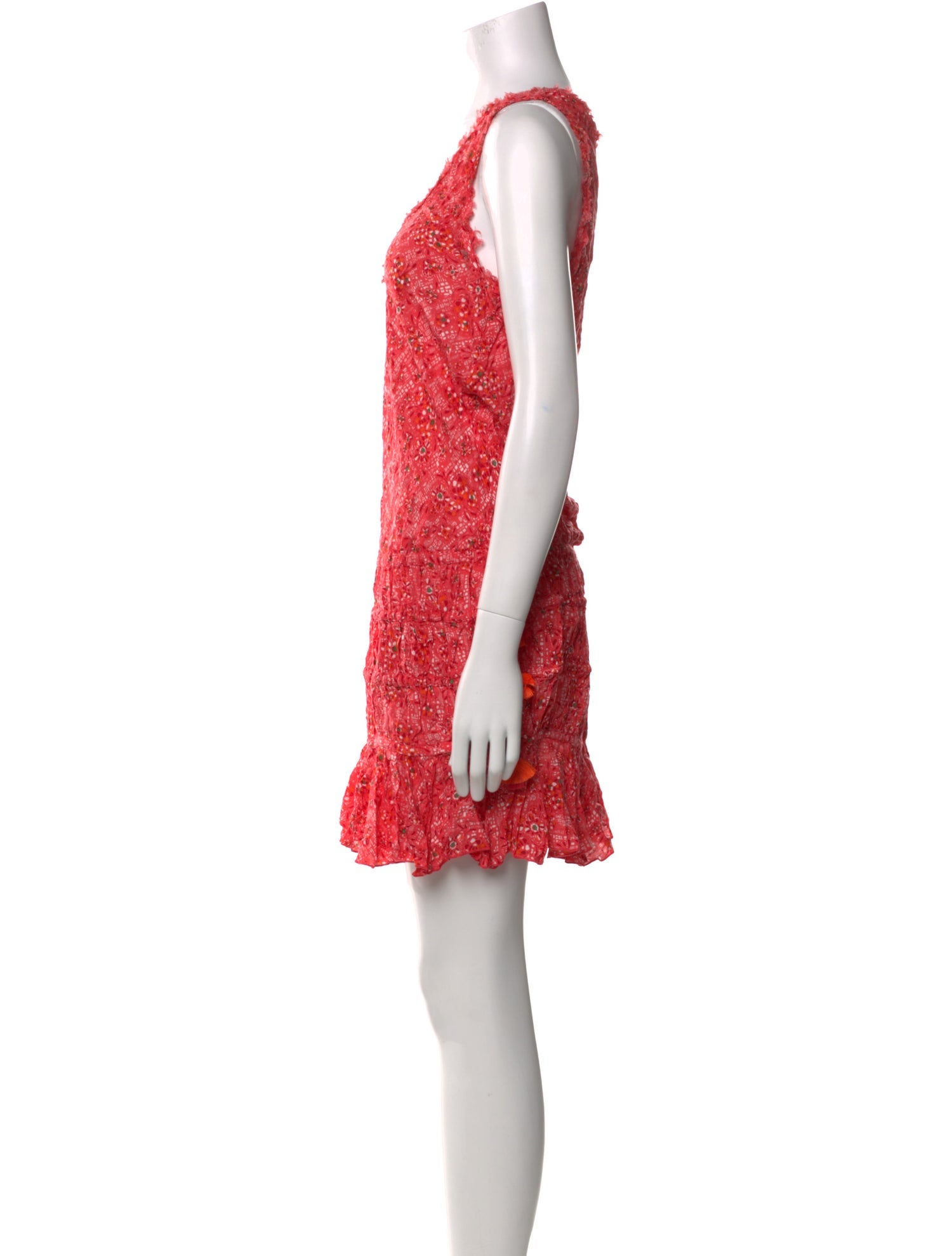 Poupette St Barth Floral Print Mini Dress w/ Tags