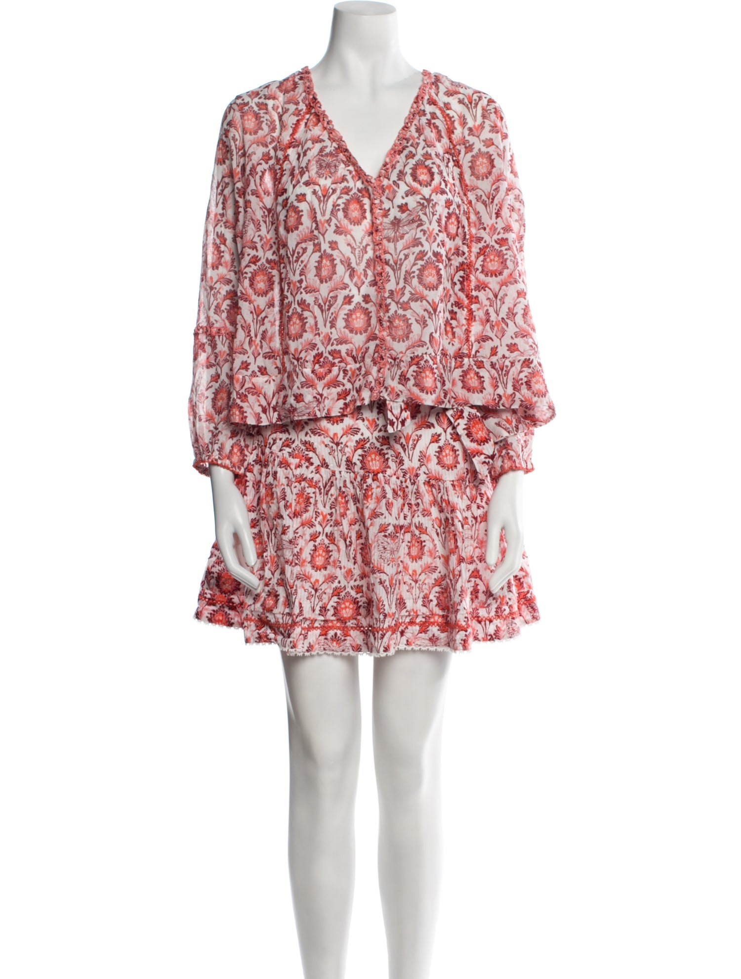 Poupette St Barth Printed Tassel Accents Skirt Set w/ Tags