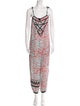 Poupette St Barth Floral Print Scoop Neck Jumpsuit