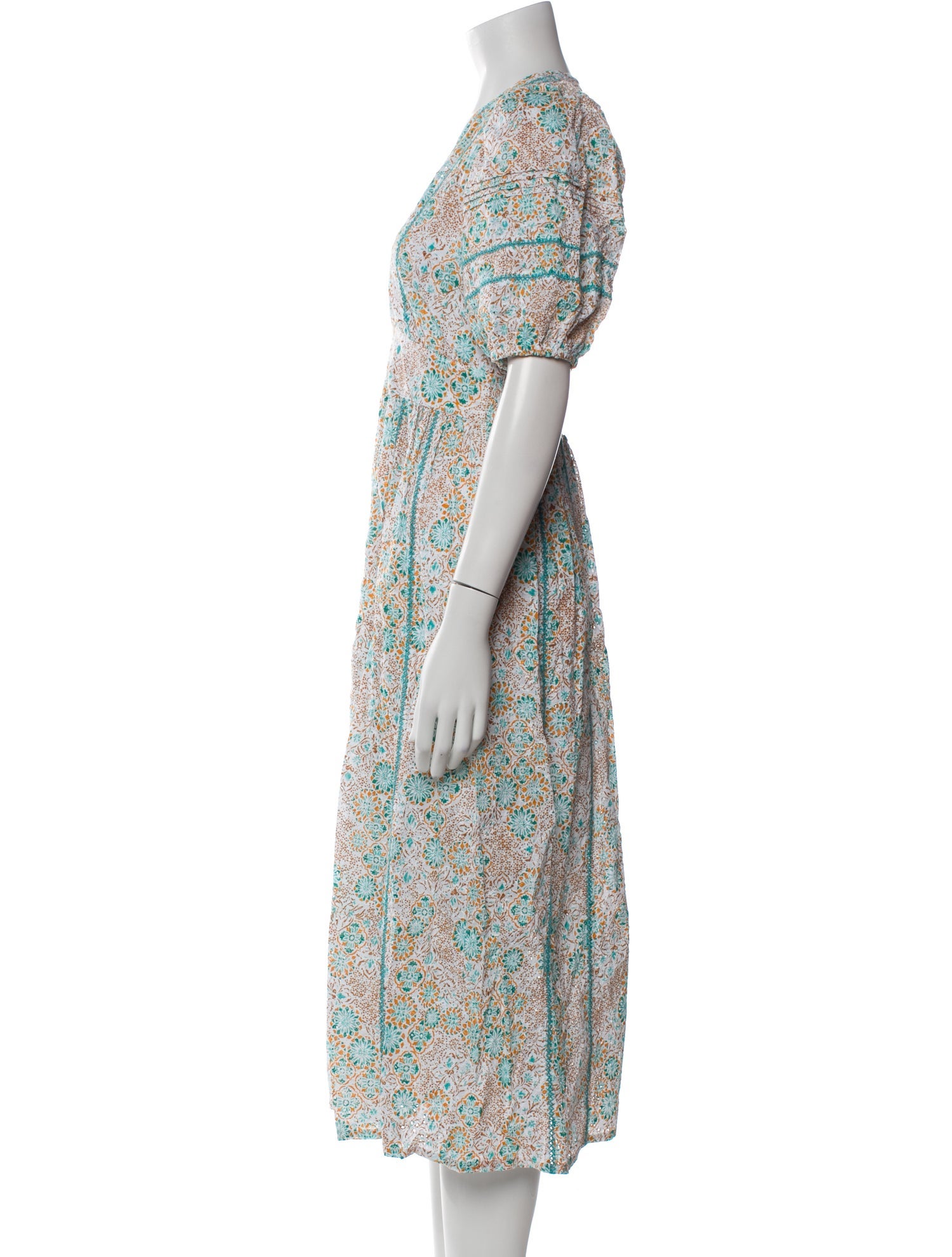 Poupette St Barth Floral Print Long Dress