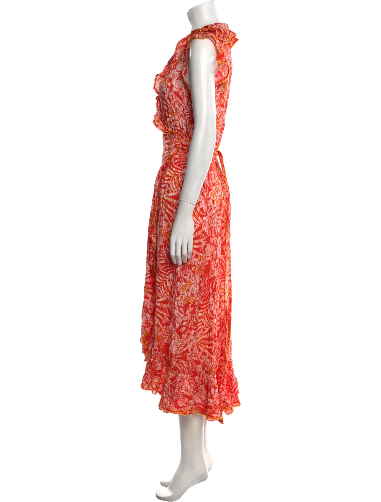 Poupette St Barth Printed Long Dress w/ Tags