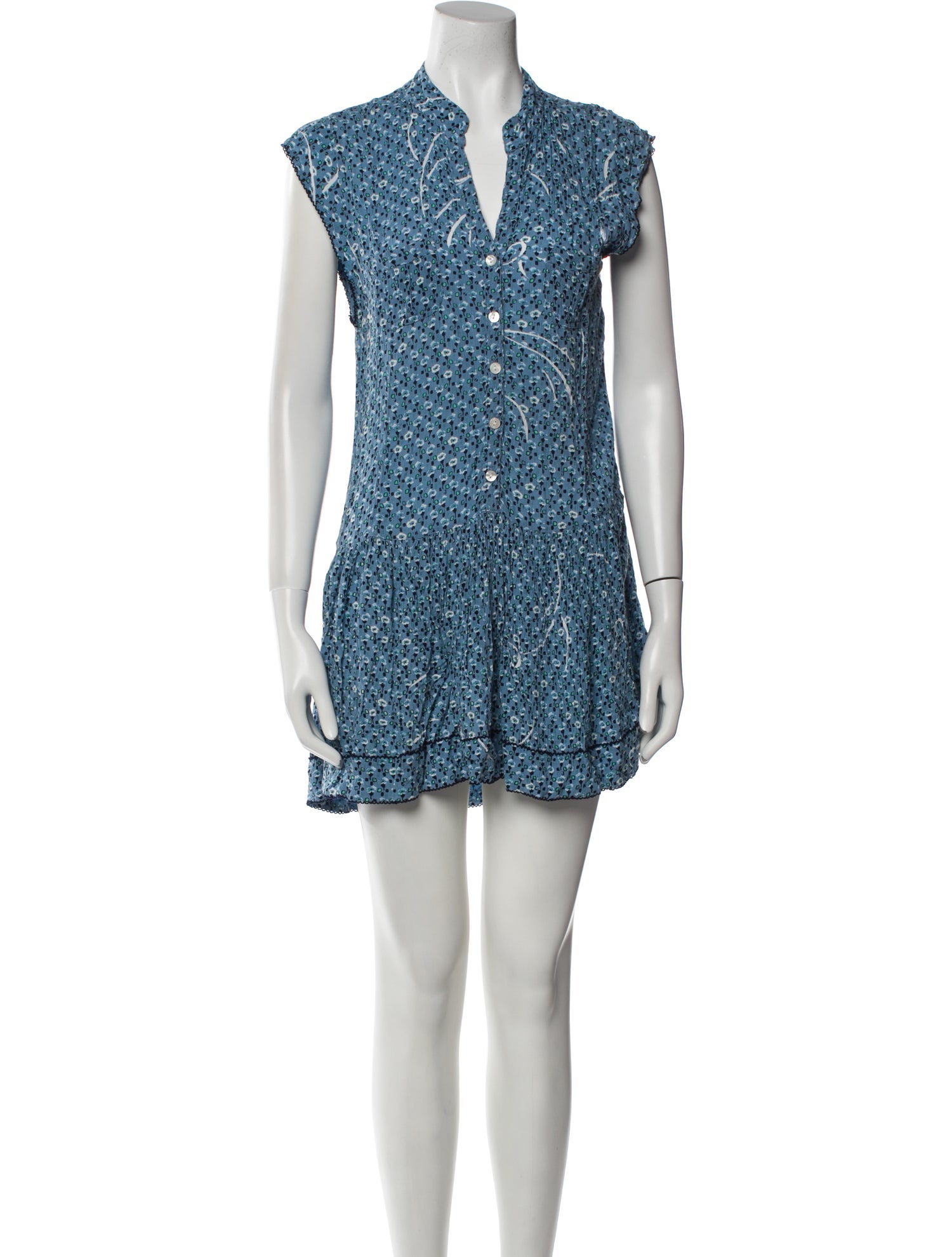 Poupette St Barth Printed Mini Dress