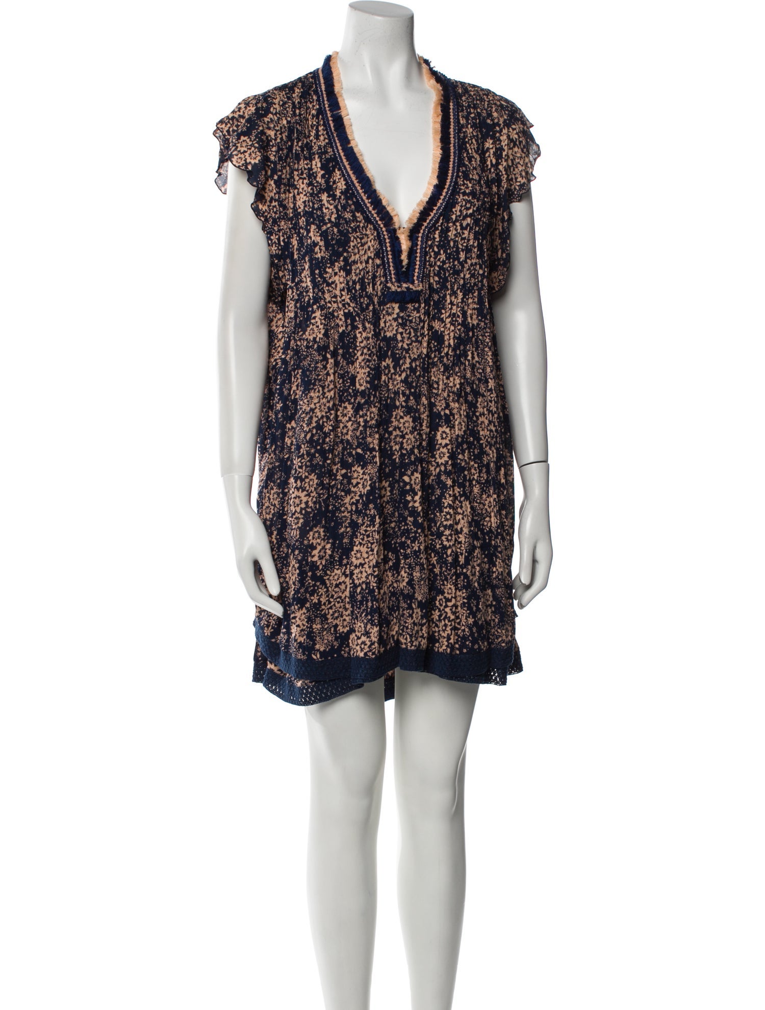 Poupette St Barth Printed Mini Dress