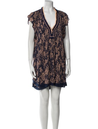 Poupette St Barth Printed Mini Dress