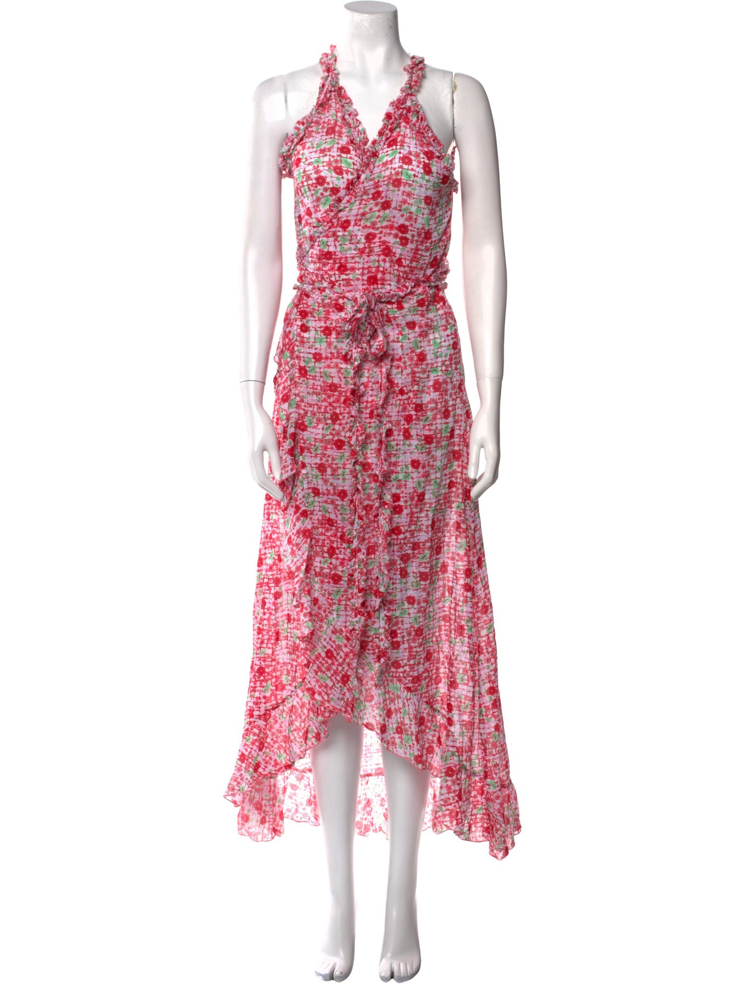 Poupette St Barth Floral Print Long Dress