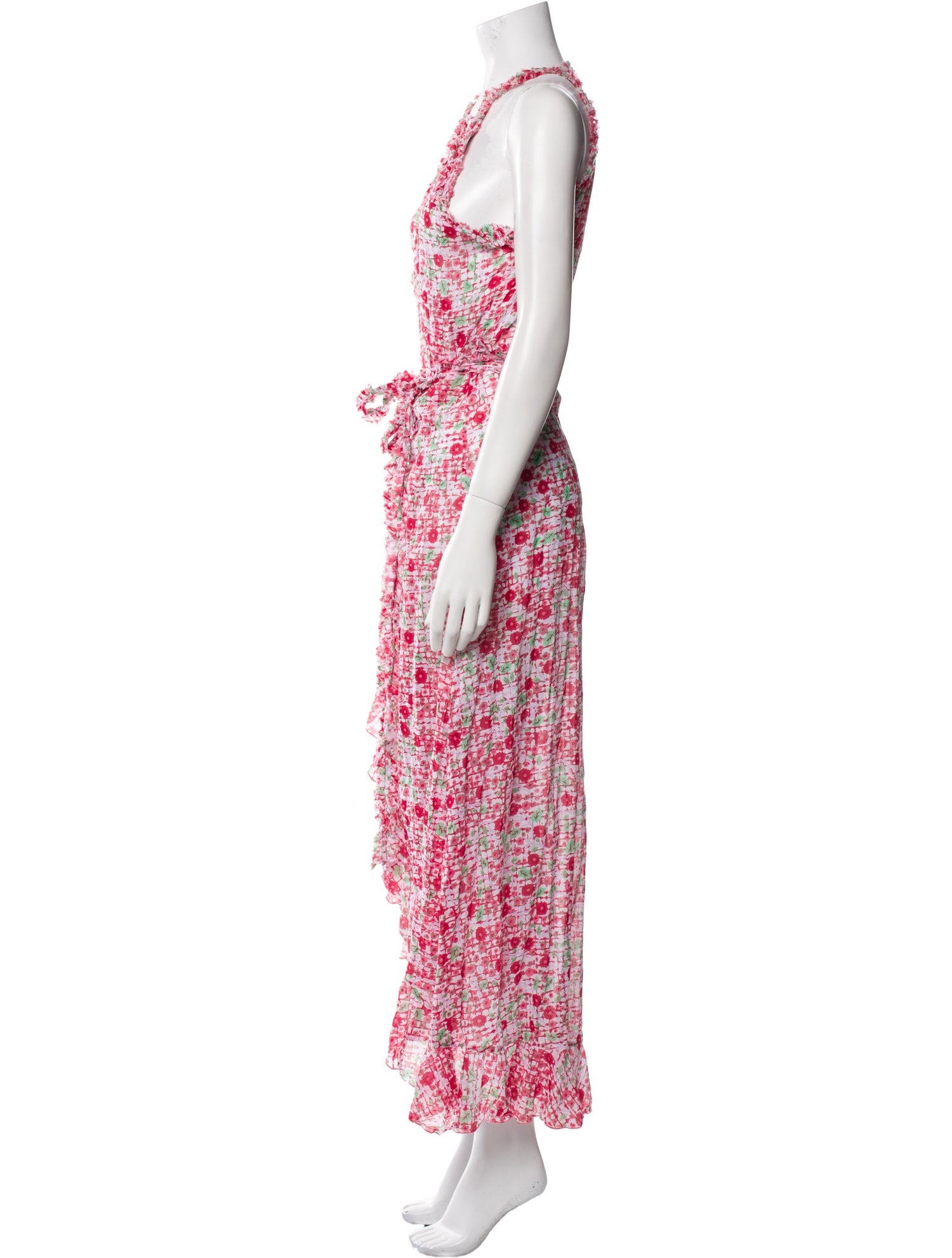 Poupette St Barth Floral Print Long Dress