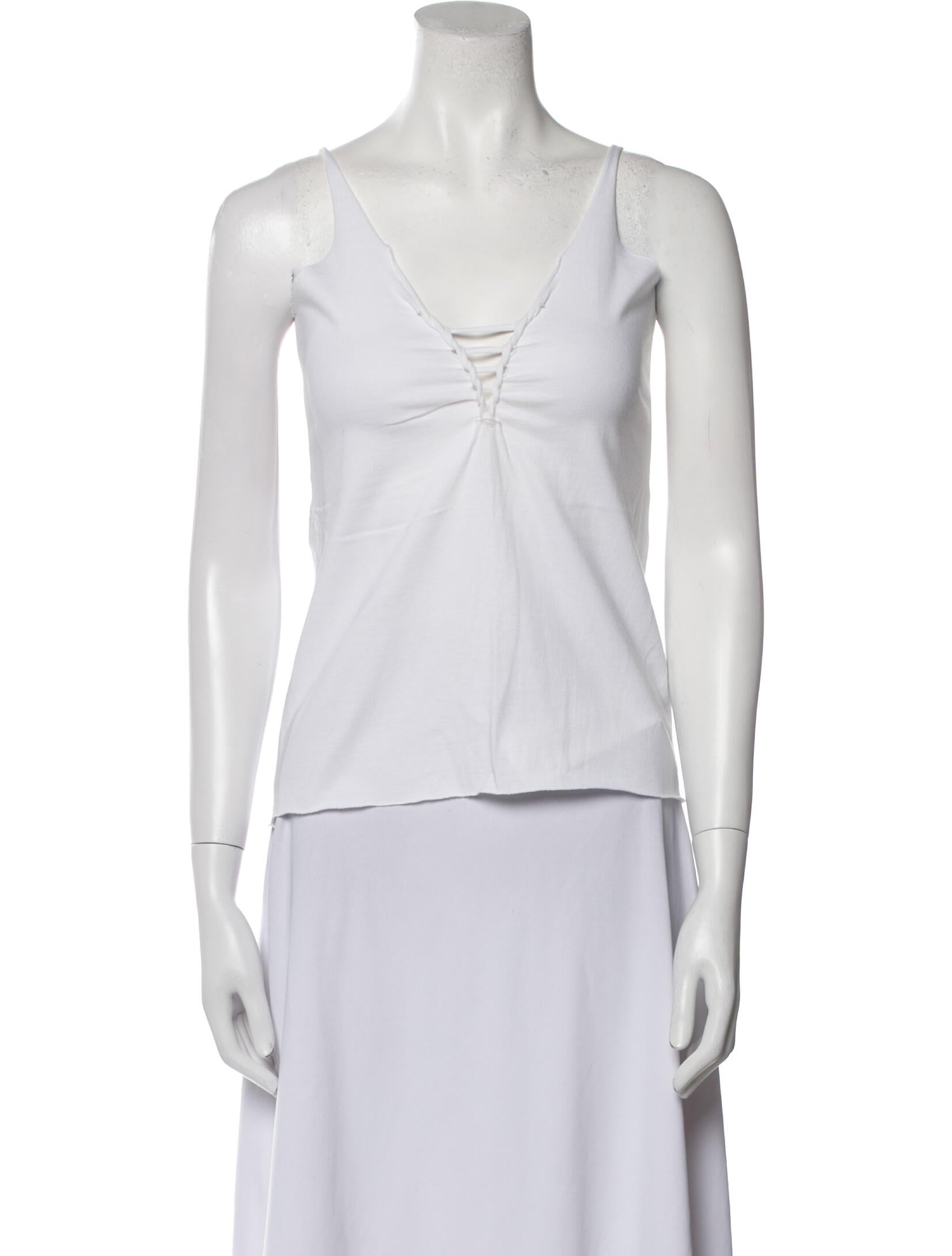Poupette St Barth V-Neck Sleeveless Top