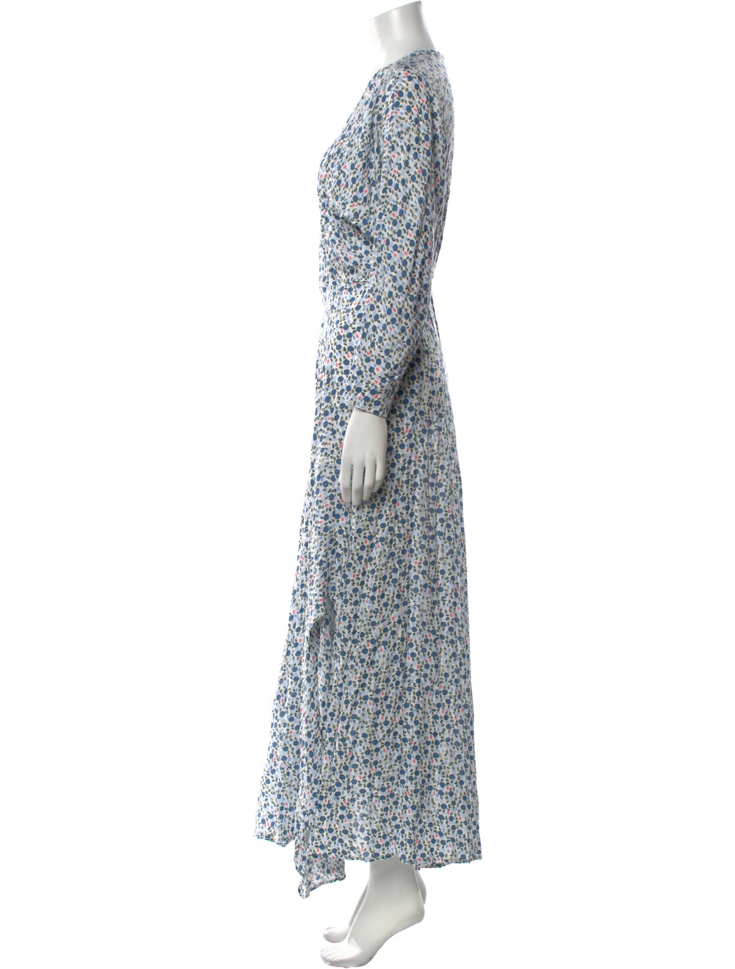 Poupette St Barth Floral Print Long Dress