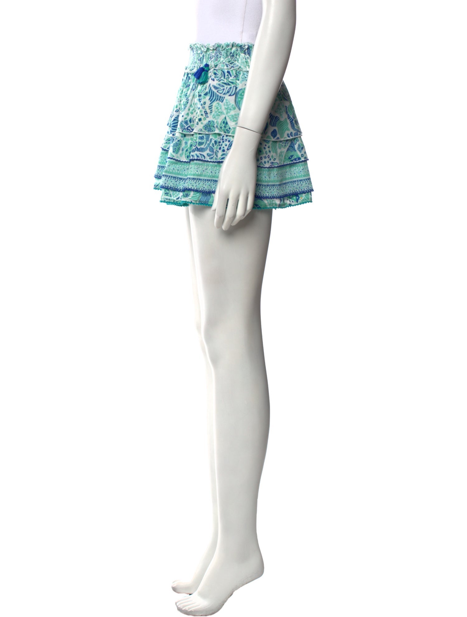 Poupette St Barth Printed Mini Skirt