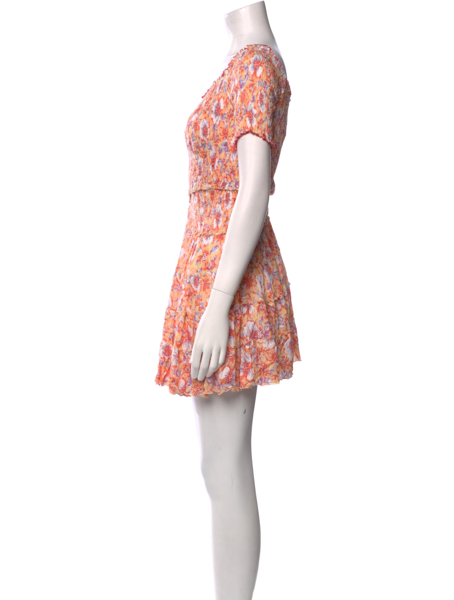 Poupette St Barth Floral Print Mini Dress w/ Tags