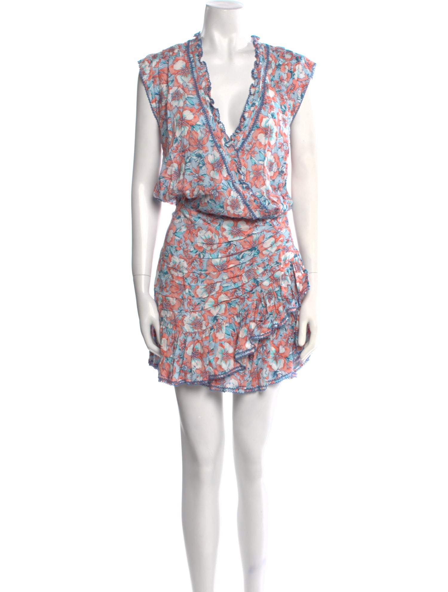 Poupette St Barth Floral Print Mini Dress