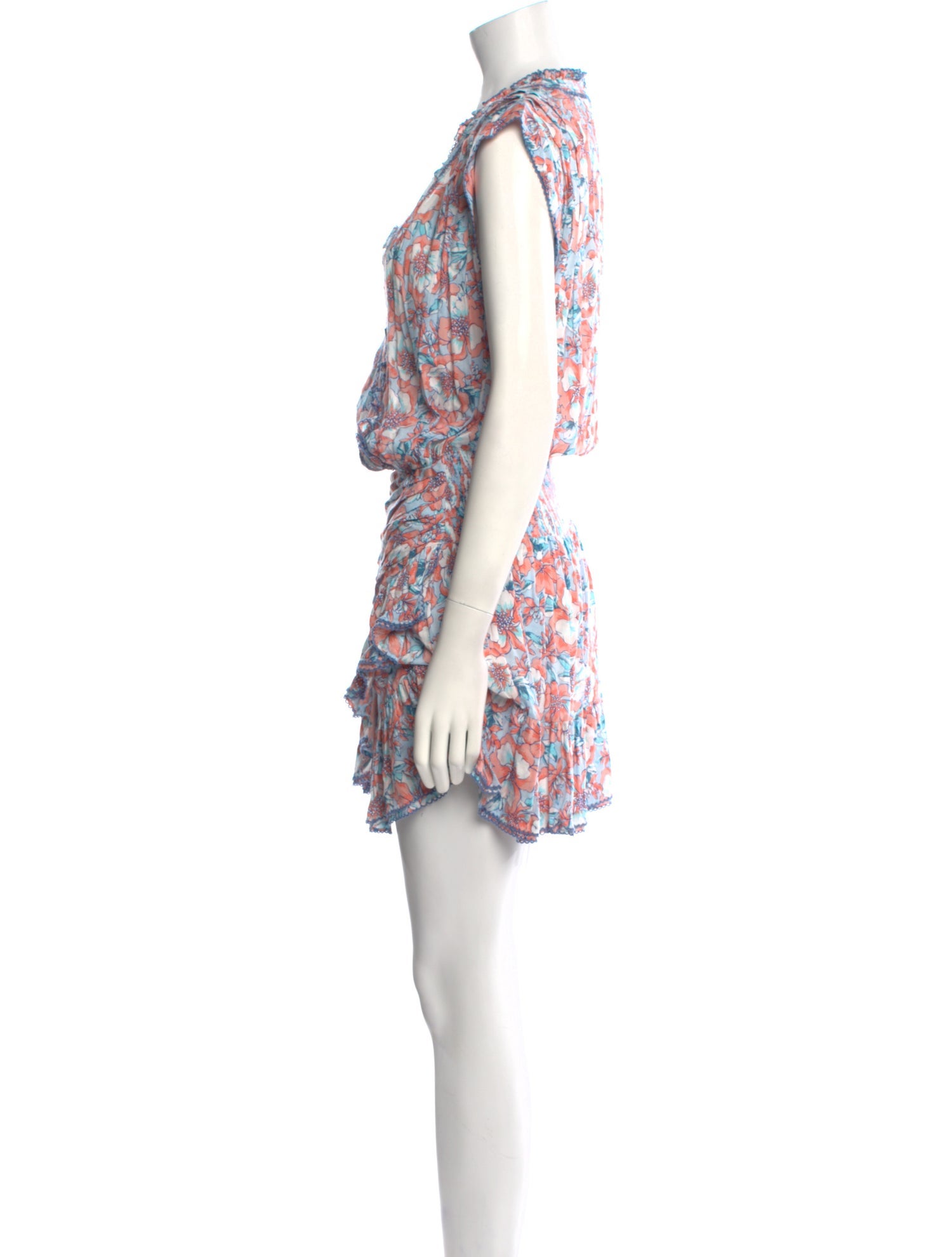 Poupette St Barth Floral Print Mini Dress
