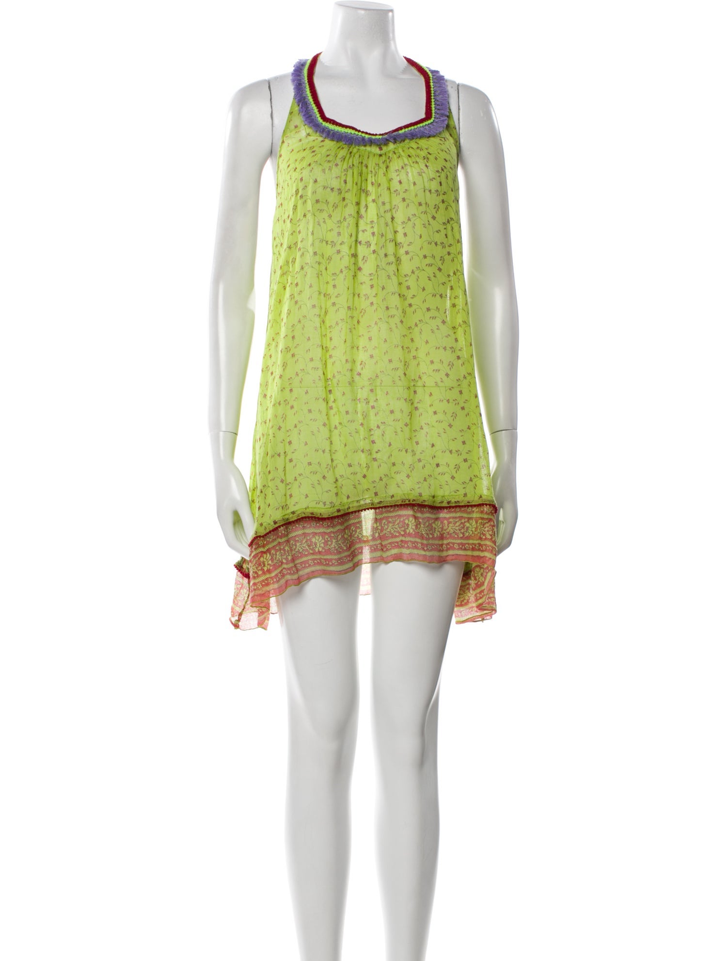 Poupette St Barth Printed Mini Dress