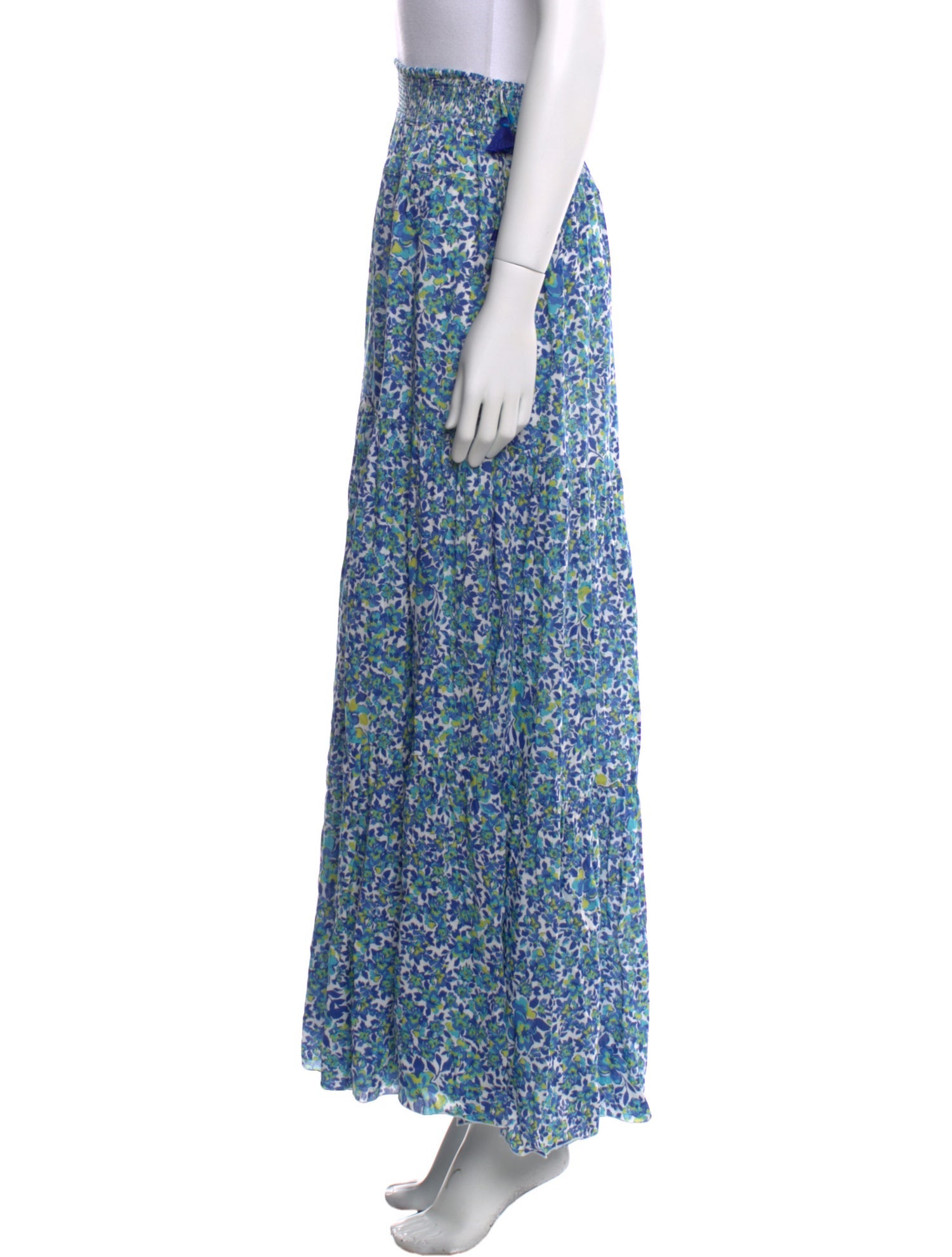Poupette St Barth Floral Print Wide Leg Pants