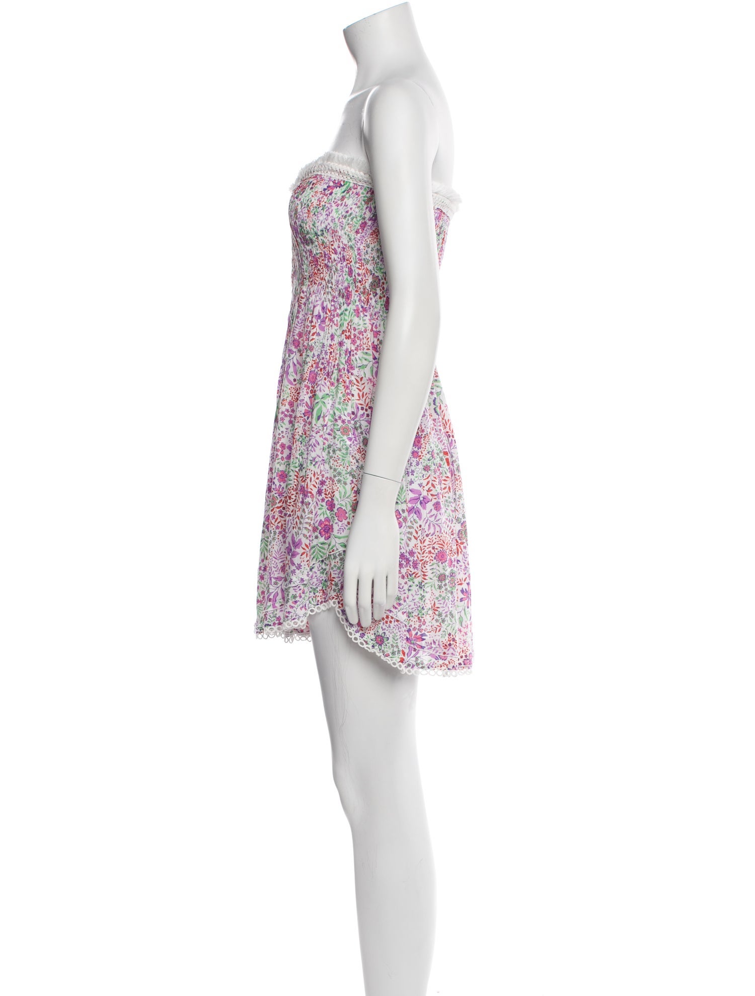 Poupette St Barth Floral Print Mini Dress w/ Tags