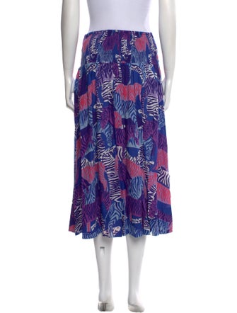 Poupette St Barth Printed Midi Length Skirt w/ Tags