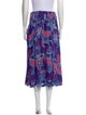 Poupette St Barth Printed Midi Length Skirt w/ Tags