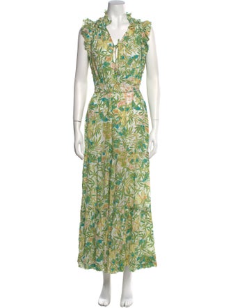 Poupette St Barth Floral Print Jumpsuit w/ Tags