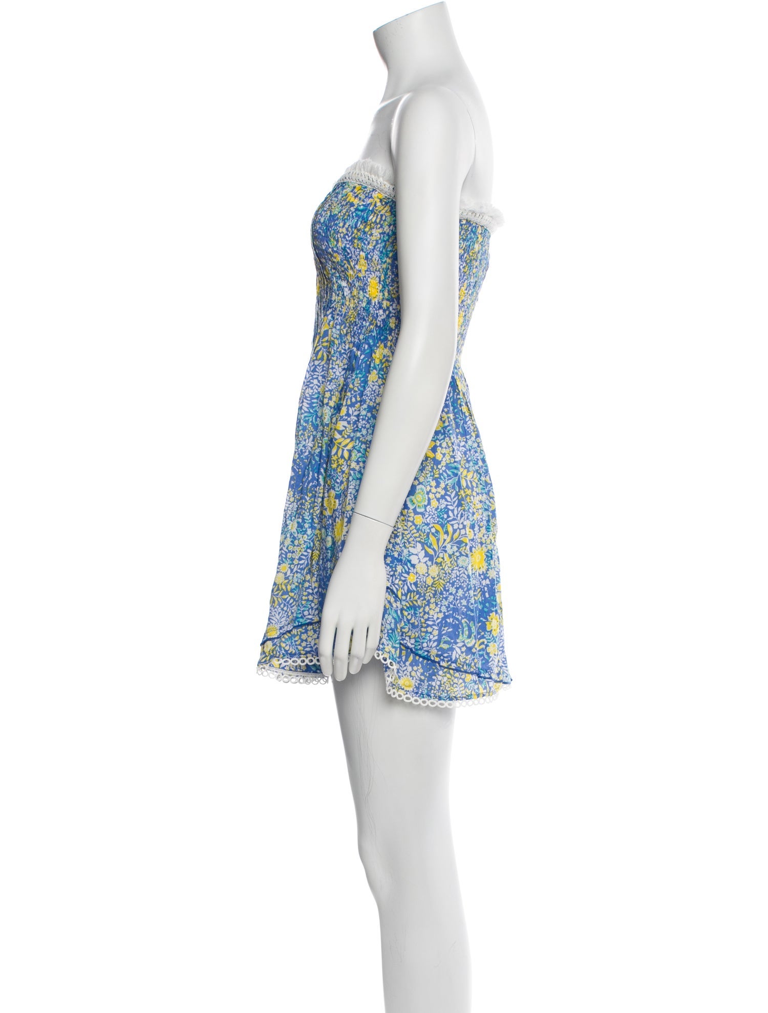 Poupette St Barth Floral Print Mini Dress w/ Tags