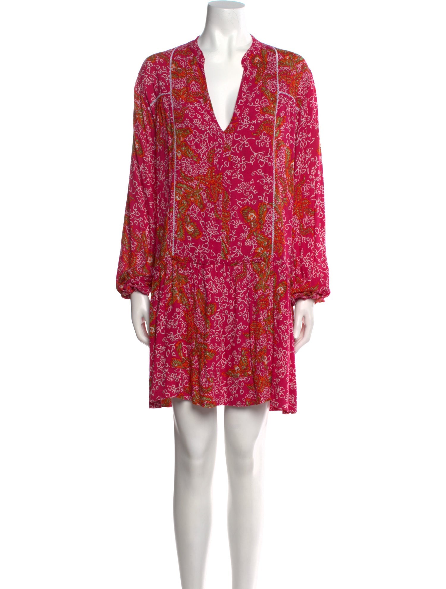 Poupette St Barth Floral Print Mini Dress