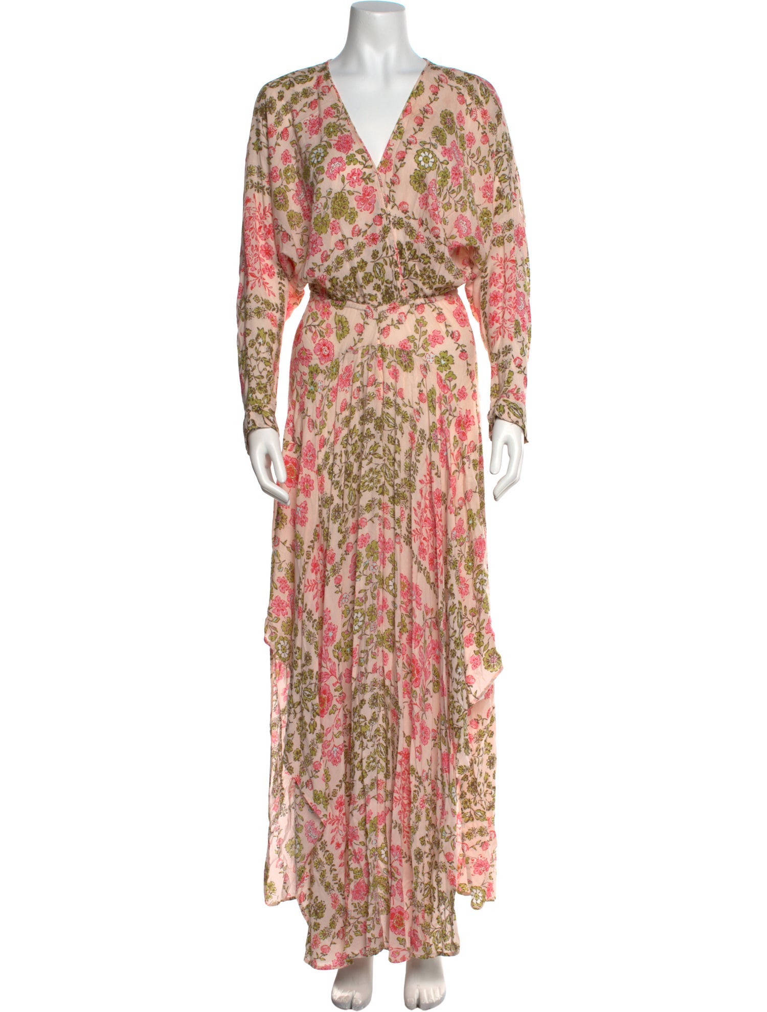 Poupette St Barth Floral Print Long Dress