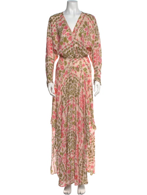 Poupette St Barth Floral Print Long Dress