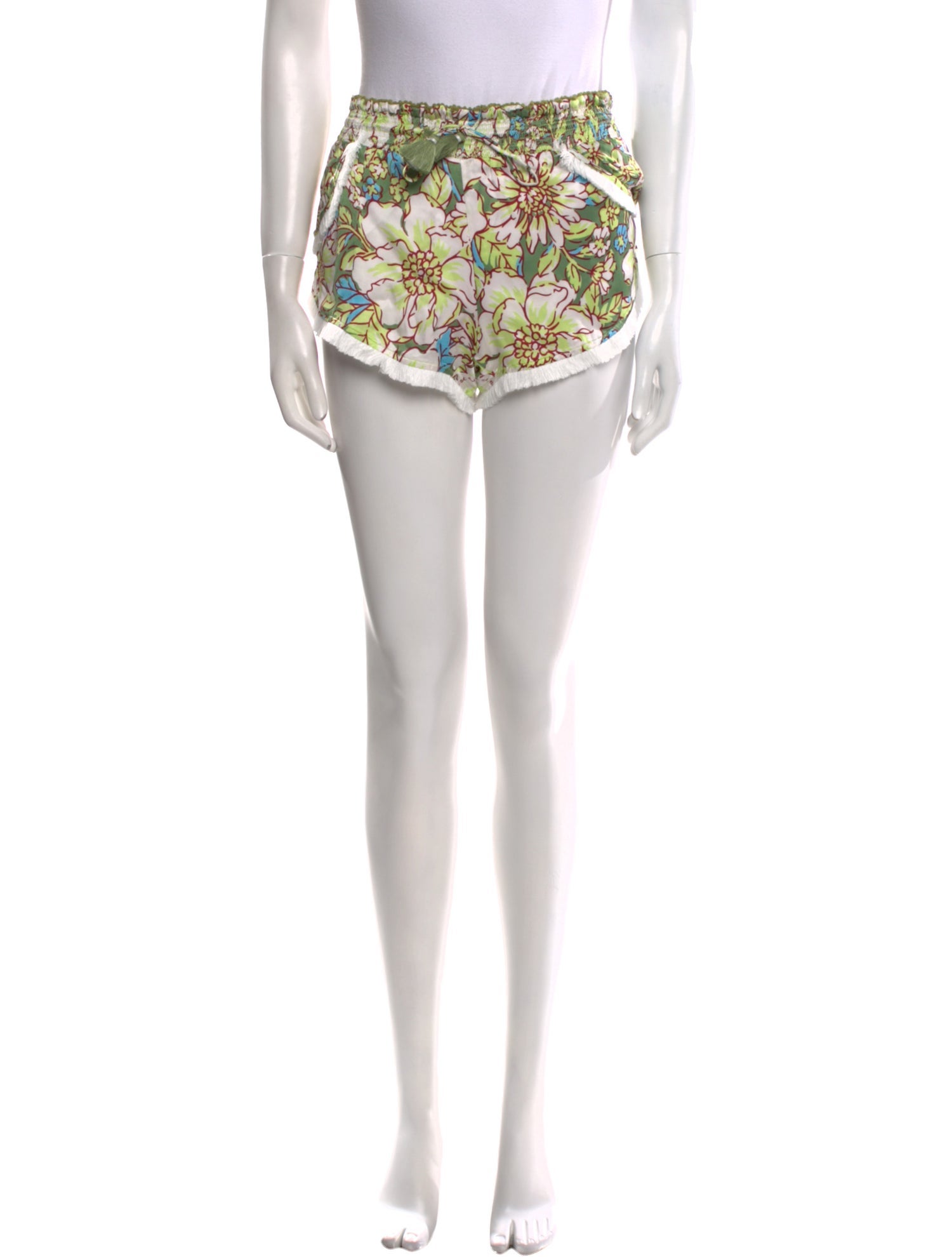 Poupette St Barth Floral Print Mini Shorts