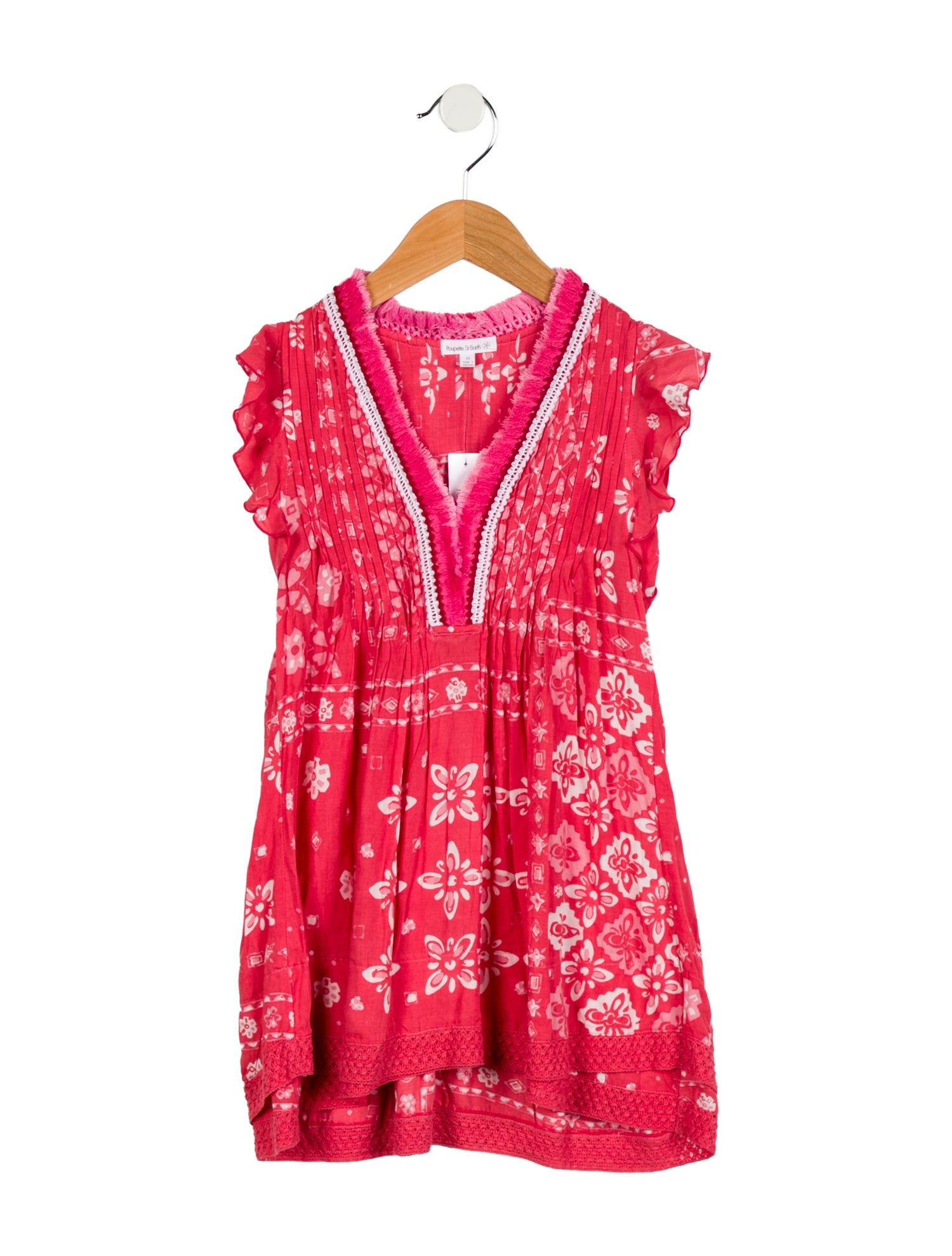 Poupette St Barth Girls' Printed Sleeveless Dress