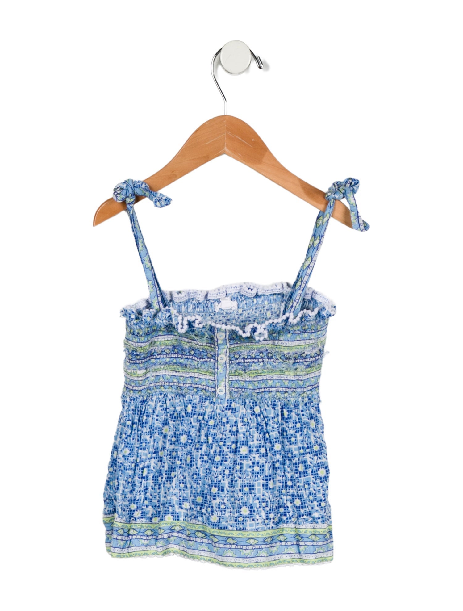 Poupette St Barth Toddler Girls' Printed Sleeveless Top