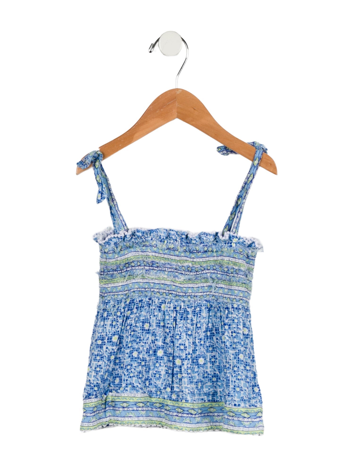 Poupette St Barth Toddler Girls' Printed Sleeveless Top