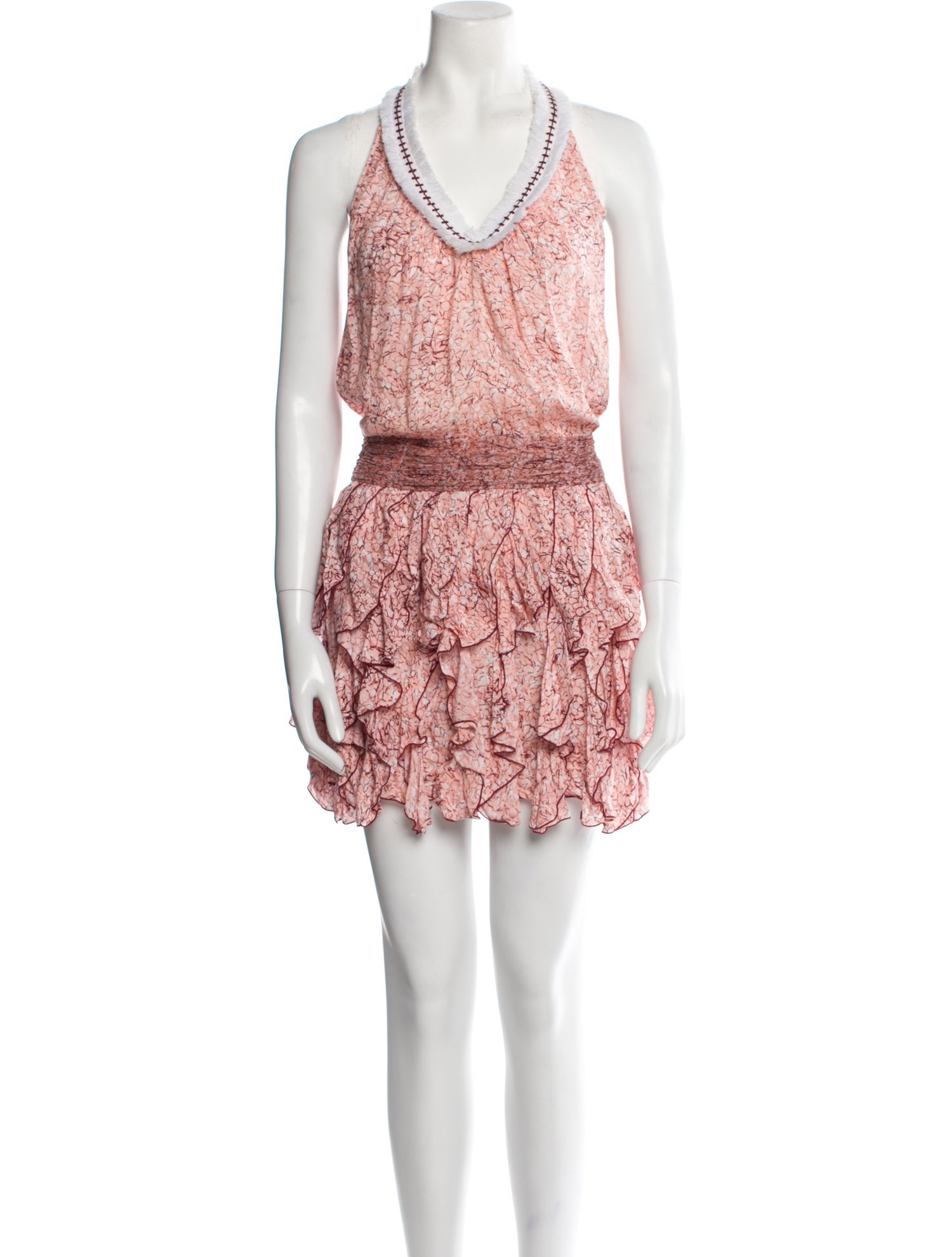 Poupette St Barth Printed Mini Dress