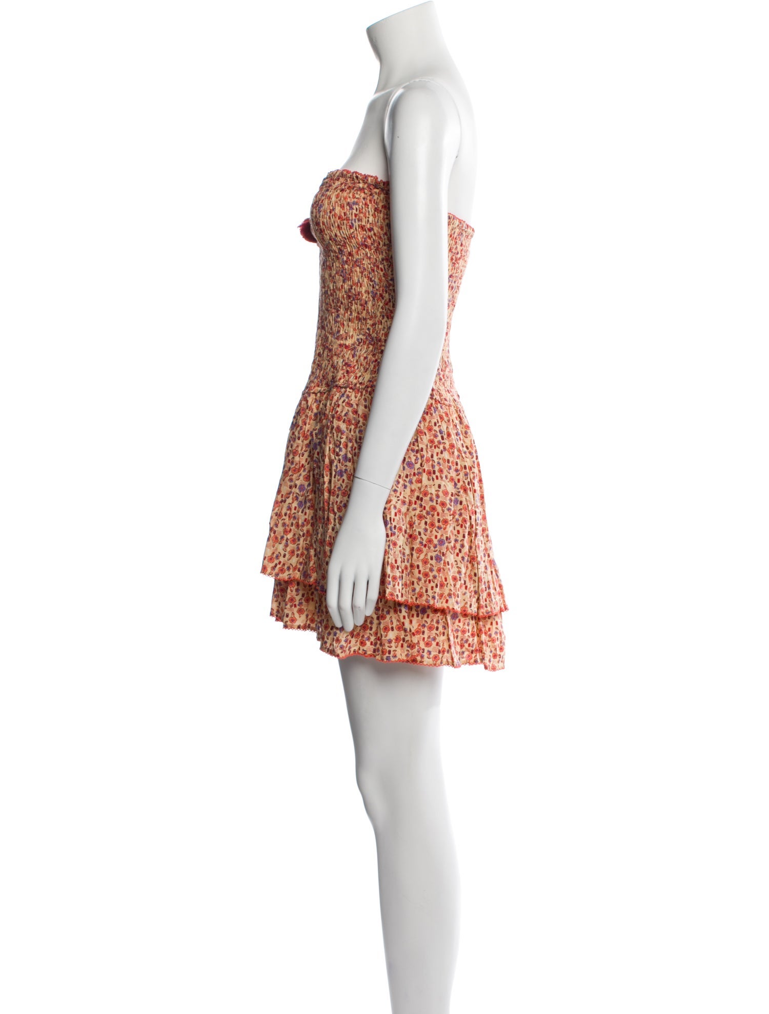 Poupette St Barth Printed Mini Dress w/ Tags