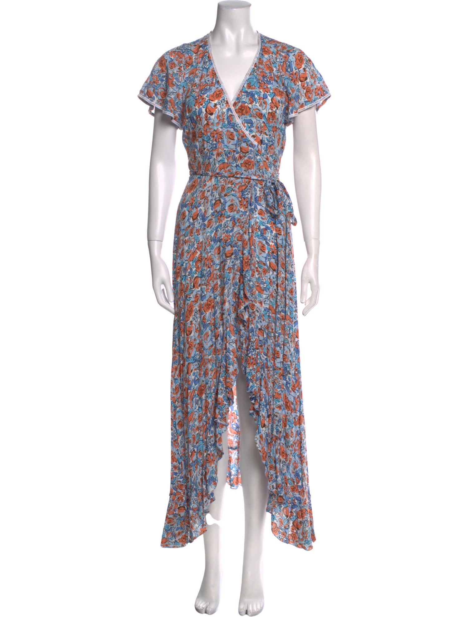 Poupette St Barth Floral Print Long Dress
