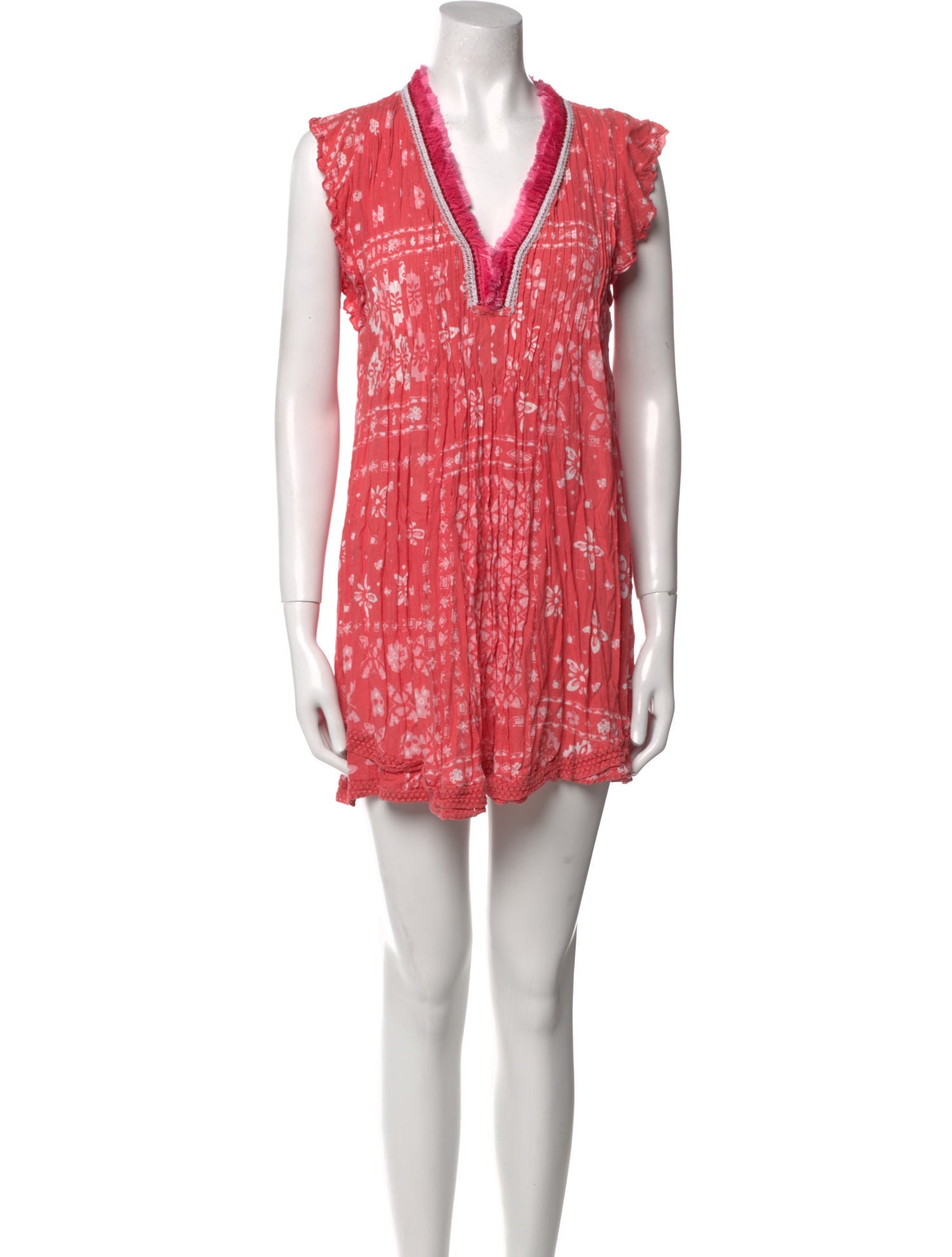 Poupette St Barth Printed Mini Dress