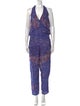 Poupette St Barth Silk Printed Jumpsuit