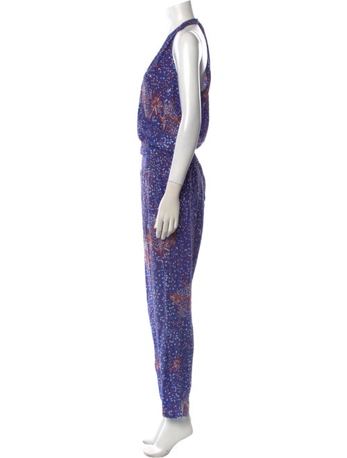 Poupette St Barth Silk Printed Jumpsuit