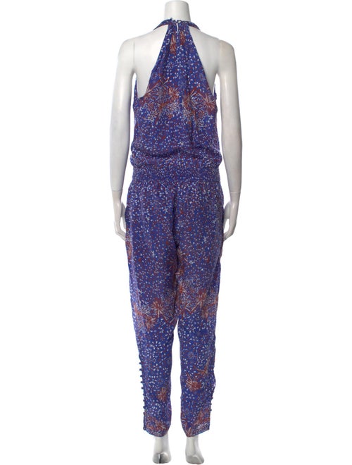 Poupette St Barth Silk Printed Jumpsuit