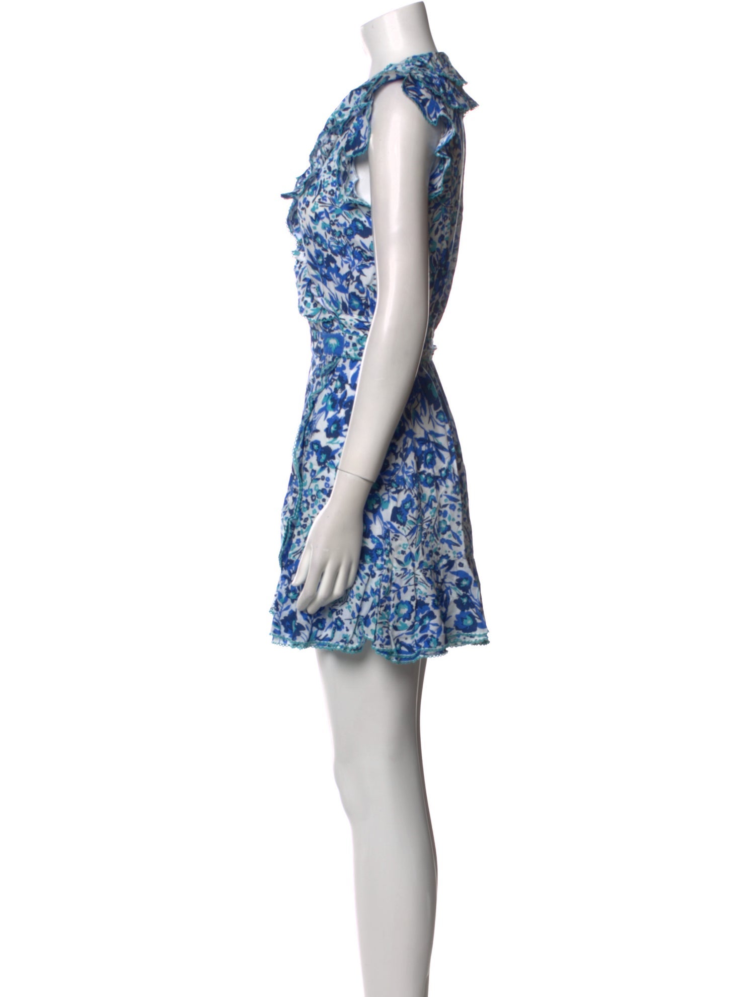 Poupette St Barth Floral Print Mini Dress w/ Tags