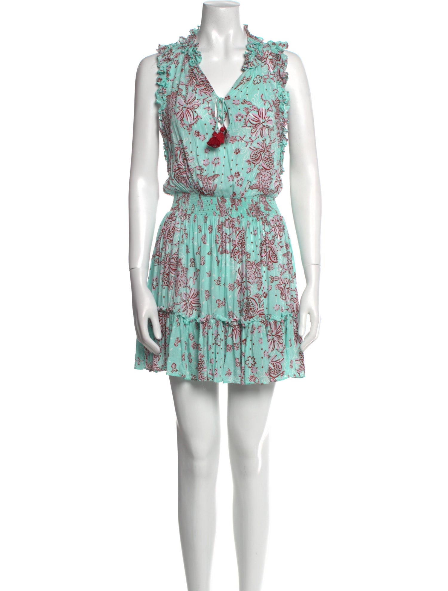 Poupette St Barth Floral Print Mini Dress