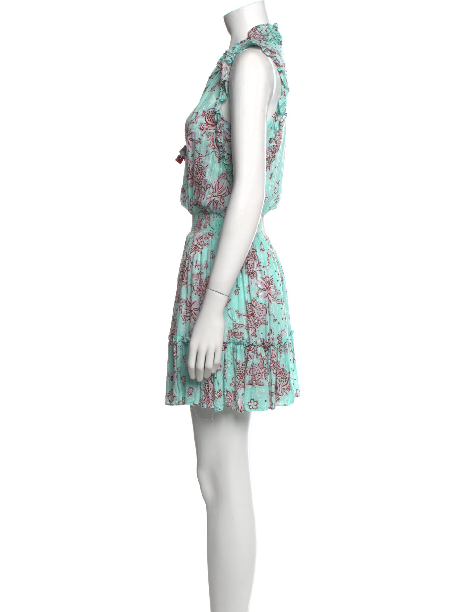 Poupette St Barth Floral Print Mini Dress