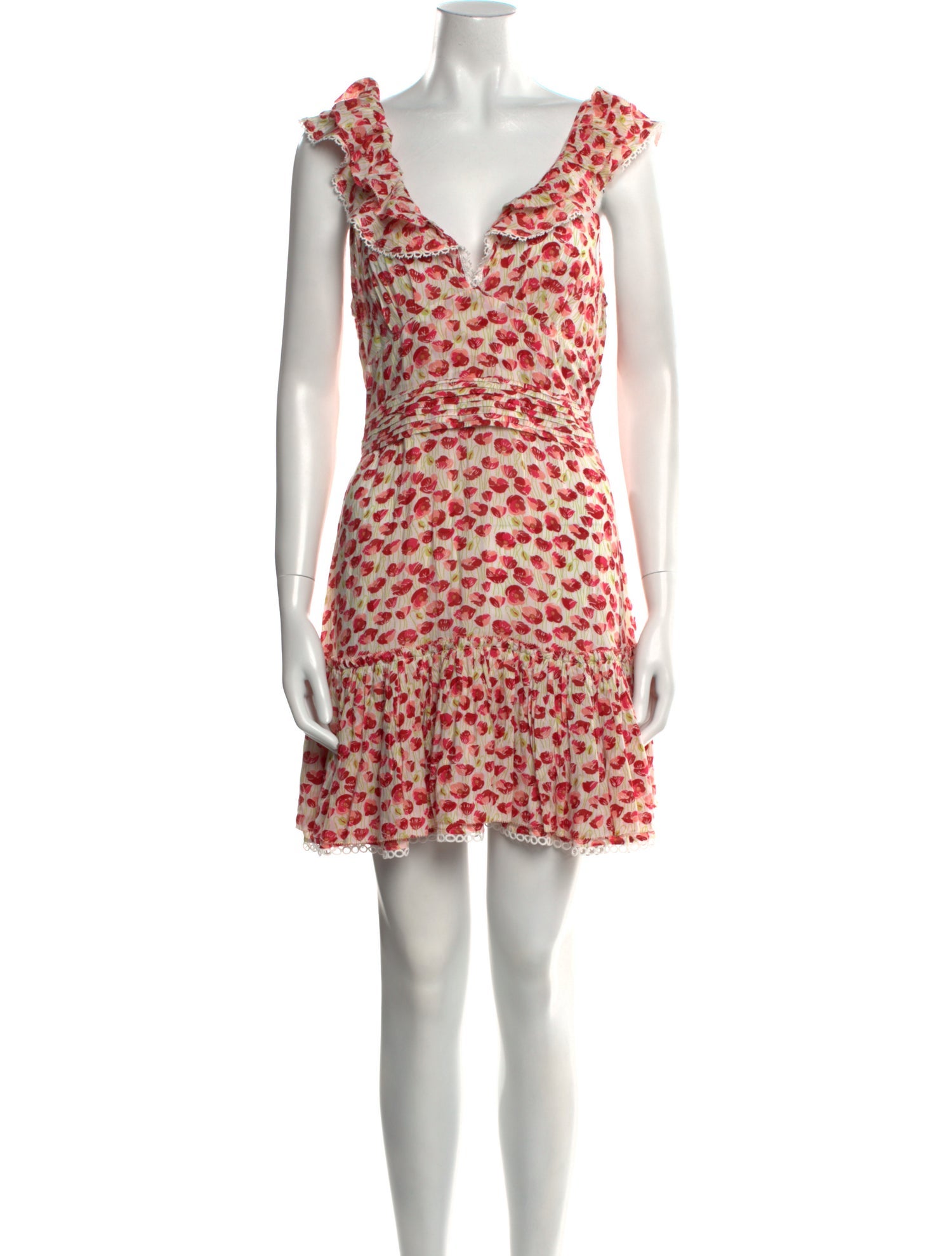 Poupette St Barth Printed Mini Dress w/ Tags
