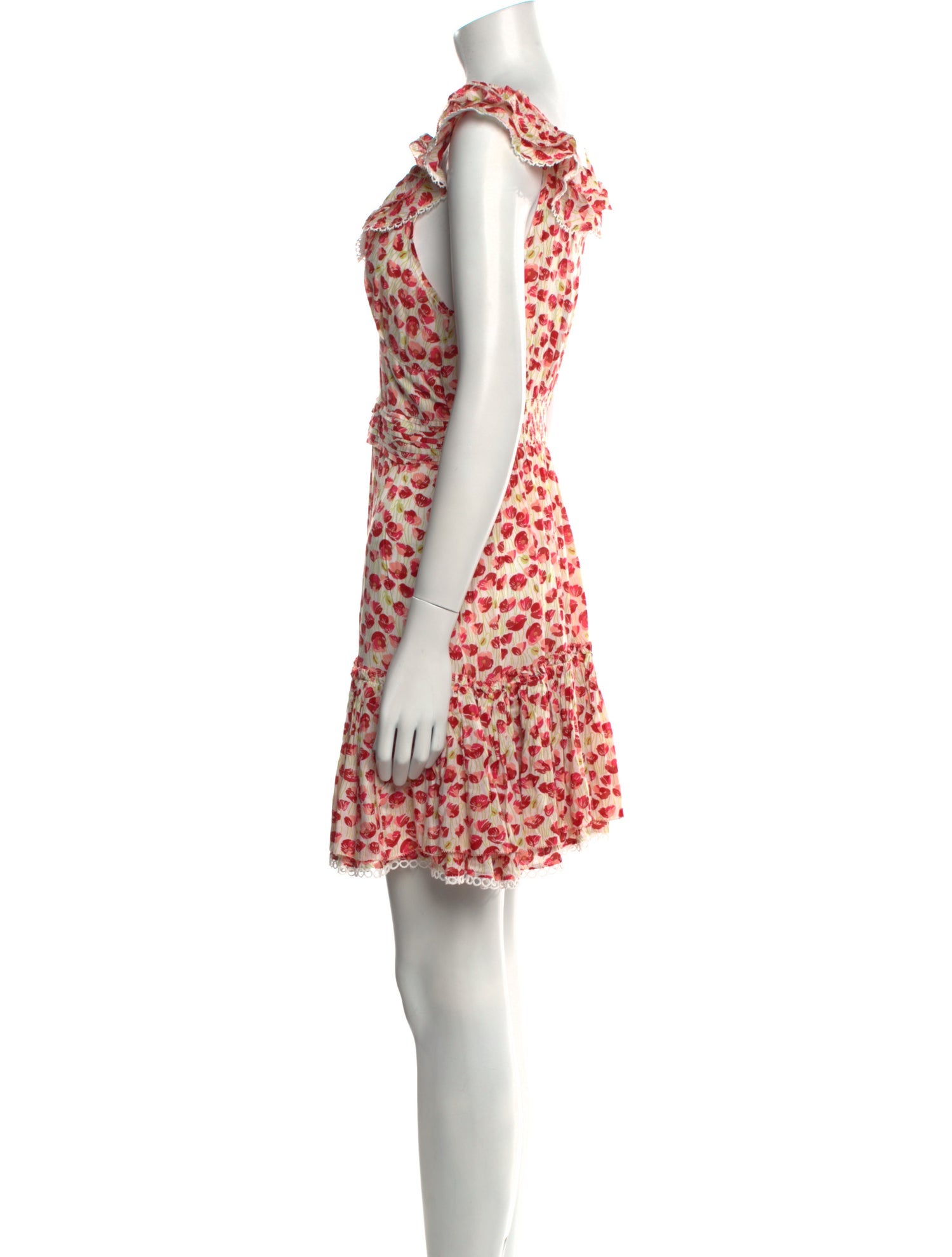 Poupette St Barth Printed Mini Dress w/ Tags