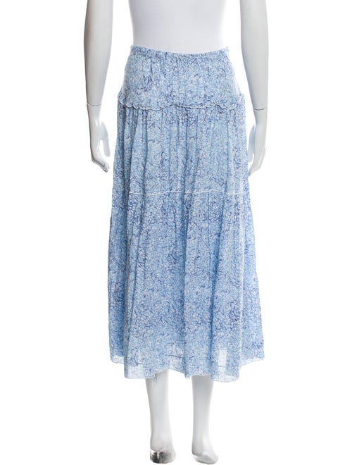 Poupette St Barth Printed Midi Length Skirt