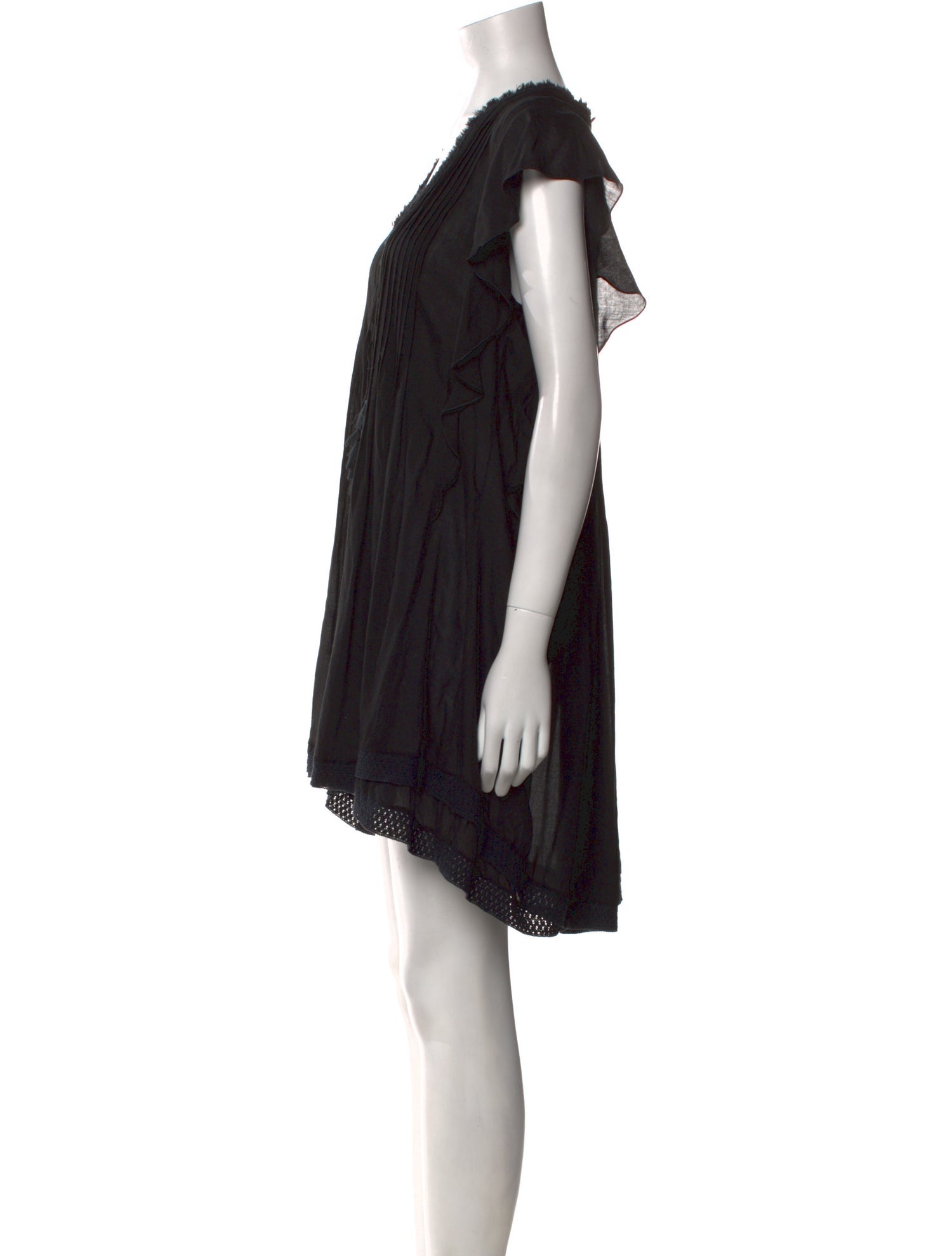 Poupette St Barth V-Neck Mini Dress