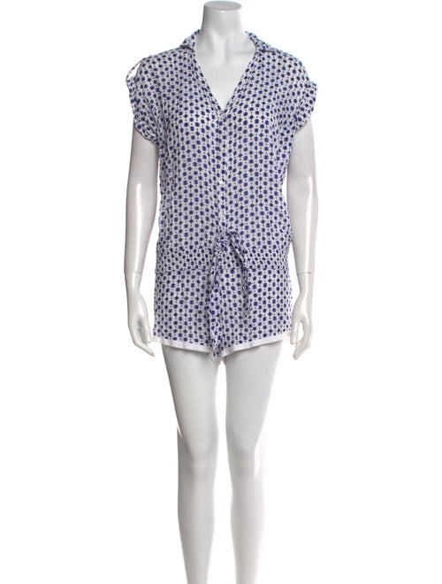 Poupette St Barth Polka Dot Print Romper