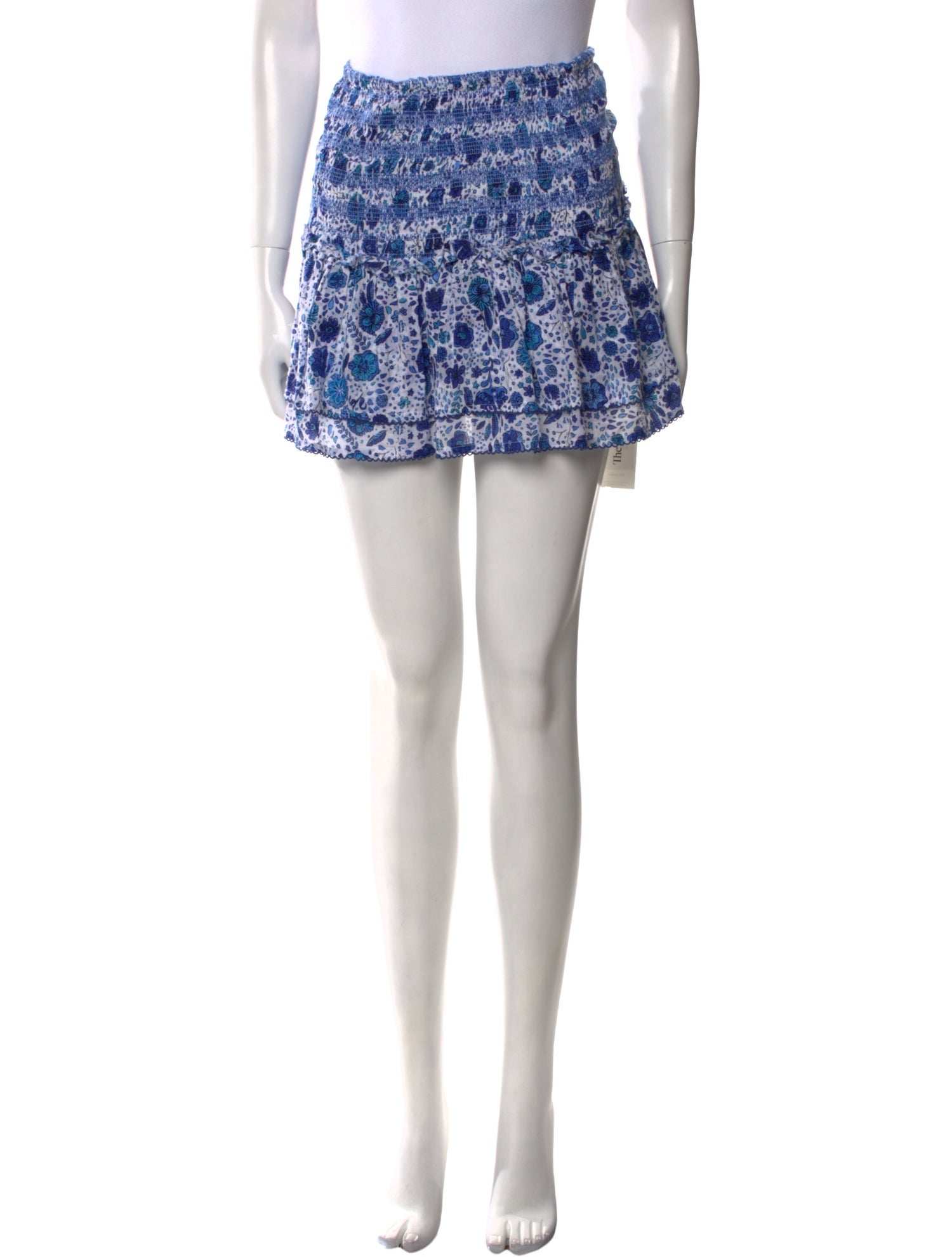 Poupette St Barth Floral Print Mini Skirt