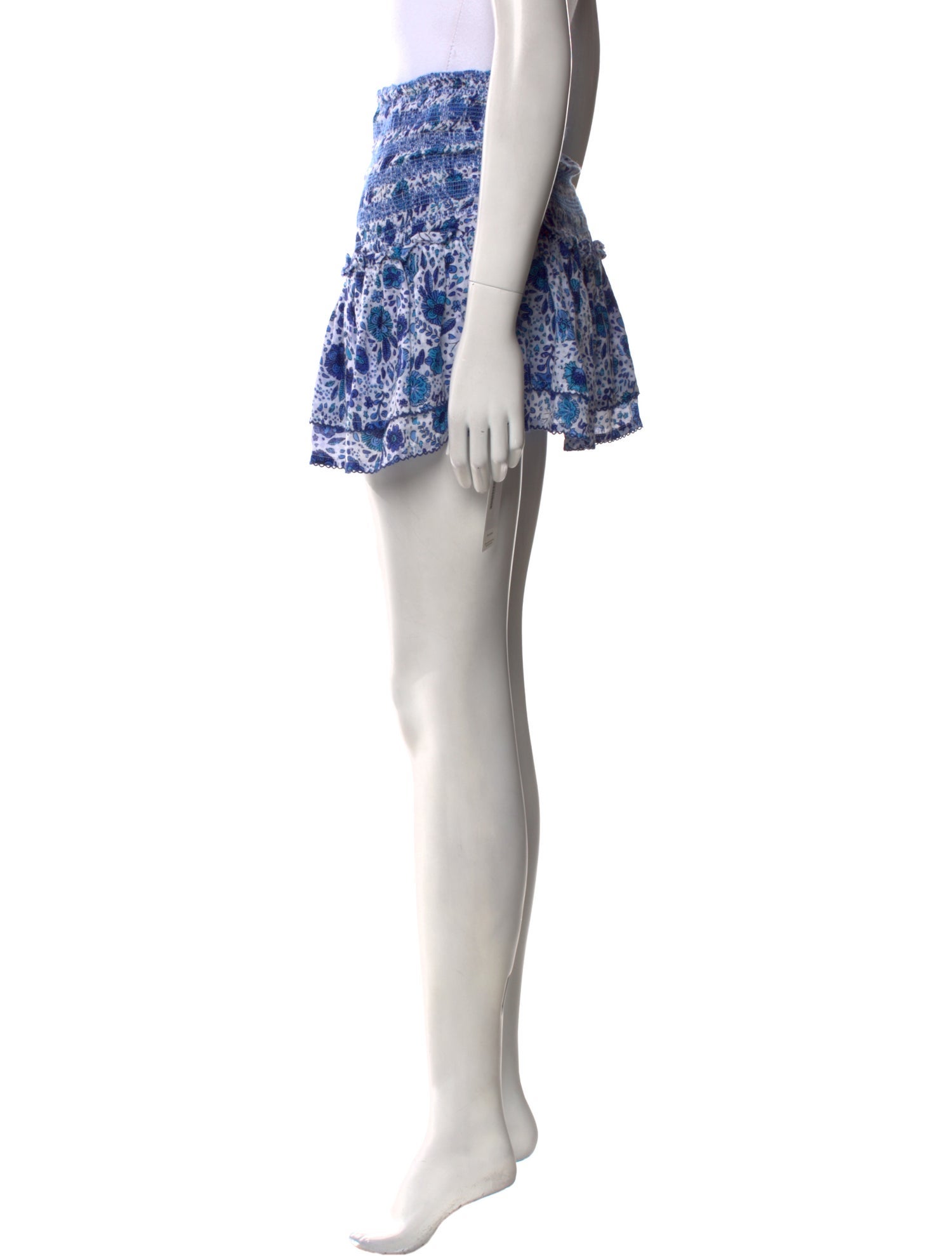 Poupette St Barth Floral Print Mini Skirt
